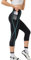 Santic Fahrradhose Damen Gepolstert 3/4 Radhose Damen mit Polster Radlerhose Damen mit Sitzpolster Radshorts/Bike Shorts für Damen Rosa EU XL
