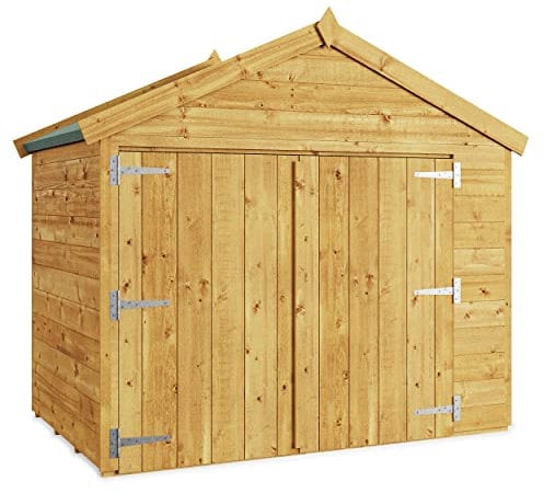 BillyOh Tongue and Groove Apex Bike Store, Mini Master Bike Shed with Floor and Roof (4X6)