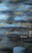 Fototapete Blau Gold Schwarz Vliestapete Himmel Ozean Wasser Meer Wolken XXL Made in Germany - 2,12 x 2,70m - Smart Art 46730