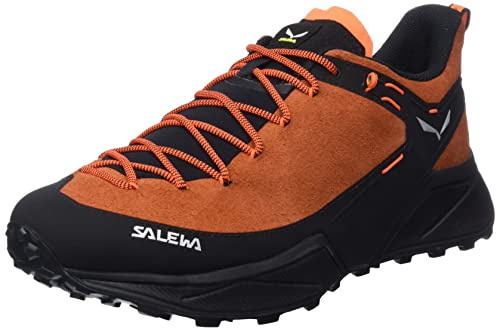 Salewa MS Dropline Leather Scarpe da Trail Running, Autumnal/Black, 46 EU