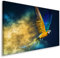 Muralo Leinwandbilder 120x80 Natur Bunt Ara Leinwand Wandbild Kunstdruck Papagei Vogel Federn Tiere Schlafzimmer Wohnzimmer Wanddekoration Design XXL 904 Br. 120 cm x Hö. 80 cm