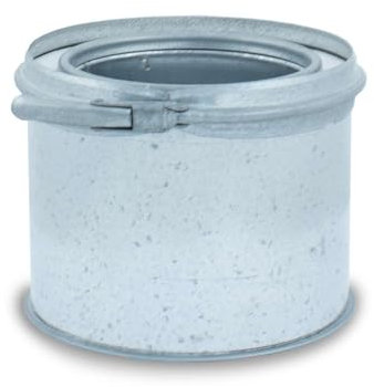CAEXVEN Tubo de Doble Pared Aislado Anticondensación en Acero Galvanizado Longitud 50 cm - Serie Modular Aislada - 150 mm