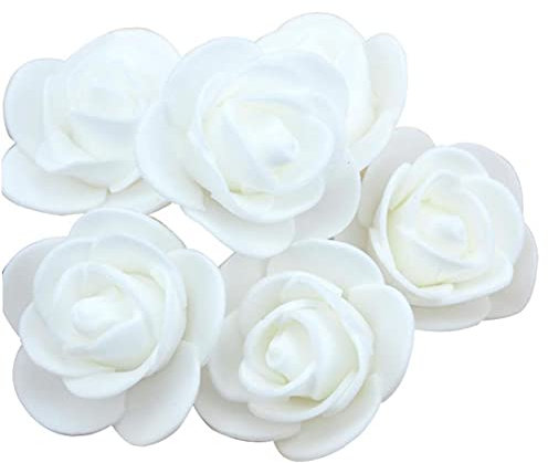 6 Stücke Rose Haarklammern Hochzeit Braut Weiße Haar Pin U Shape Haarnadel Brautjungfer Frauen Zubehör