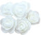 6 Stücke Rose Haarklammern Hochzeit Braut Weiße Haar Pin U Shape Haarnadel Brautjungfer Frauen Zubehör