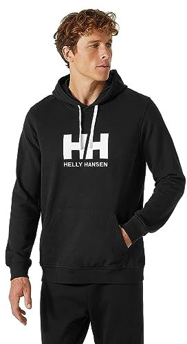 Helly Hansen Hh Logo Hoodie Sudadera, Negro, XL Hombre