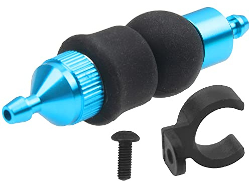 ShareGoo 1/8 1/10 RC Car Manual Oil Pump Compatible with HSP WLtoys HPI Tamiya Arrma Traxxas 1/10 Nitro Power Off-Road RC Car (Blue)