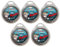 Avalon - Pack 5 Hilos Reforzado de Nylon Universal para Desbrozadora y Cortacésped (2 mm x 15 m) - Hilo de desbrozadora Reforzado DualPower para maleza