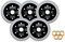 DT-DIATOOL Diamond Tile Disc 3-3/8 (85mm) Cutting Porcelain Tile Ceramic Marble Granite Circular Cutting Disc with X Mesh Segment Arbor 10mm-15mm Pack of 5