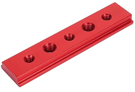100 Mm T-Nut-Gehrungsschiene mit Löchern, T-Nut-Gehrungsschiene, Vorrichtung aus Aluminiumlegierung, Holzbearbeitungs-Rutschschiene, Elektrische Kreissägen-Werkbankbefestigung