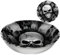 FIESTAS GUIRCA | Reusable Skulls Bowl (12.6 in) - Table Decoration for Spooky Halloween Parties - Ideal for Frightening Celebrations - Grey