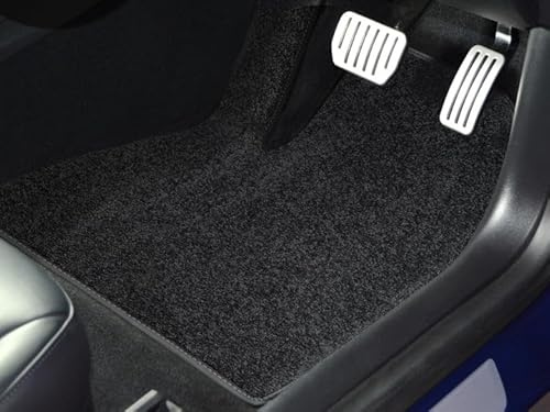 Passgenaues Auto-Fußmatten-Set, kompatibel mit Landrover Defender 90 & 110 Ultimate Teppichmatten, superhart, rutschfest, Schwarz
