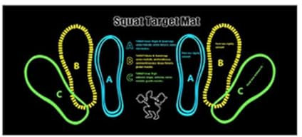 Jeenuuder Kniebeugenmatte Kniematte Squat Assist Trainer Pad für Gesäßmuskeltraining und Gewichtheben - Hüftschubpolster für Kniebeugen