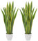 2er-Set Sansevieria Kunstpflanze groß Künstliche Schlangenpflanze 73 cm Wohnzimmer Pflanze Zimmerpflanzen für die Inneneinrichtung im Freien Künstliche Pflanze für den Heimgarten Bürodekoration