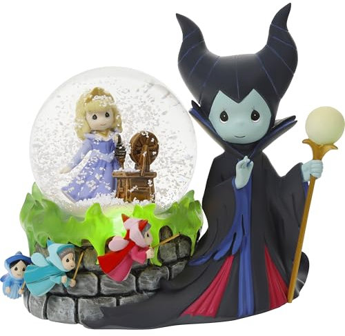 Precious Moments Dornröschen Schneekugel | May Kindness Abound Disney Dornröschen Harz / Glas Musik-Schneekugel | Disney-Dekor & Geschenke