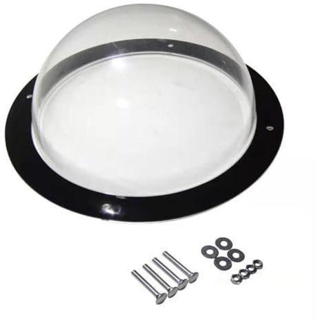 Dog Porthole Window,Fence Bubble for Dogs, Acrylic Dome Dog Window, Dog Fence Window for Pets, Dogs Clear View, Reduced Barking for Backyard Fence, Dog House, Pets Fence