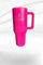 Prestahome Gourde Mug isotherme Etanche avec Paille rétractable de 887 ml, Froid et Chaud Pendant plusieurs heures - Thermos Lavable au Lave-Vaisselle - Gourde Isotherme Sans BPA (rose)