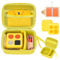 MGZNMTY Travel Storage Case and Thicken Silicone Cover Compatible with Yoto Mini Player - Kids Audio & Music Player and Card Holder for Yoto Card Hold Up to 10 Cards (Yellow)