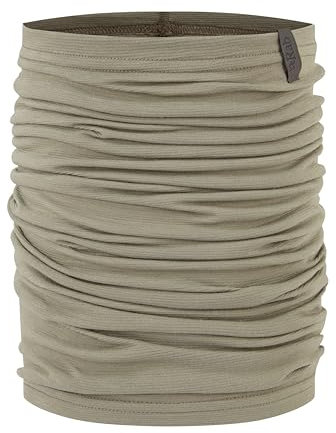 Rab Syncrino Neck Tube - Quick-Drying Merino Wool Gaiter for Skiing, Hiking, & Climbing - Stone - One Size