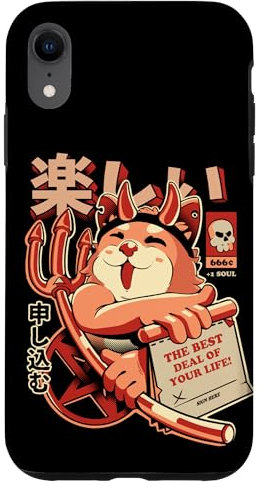 iPhone XR Baphocat Best Deal Of Your Life Pentagram Cute Devil Cat Case