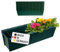 Hossi's Wholesale 6 Euro-Paletten Blumenkästen-Einsätze | 37,3cm Dunkelgrün | Pflanzkasten für Europalette Palette | Balkonkasten | Blumentopf | aus stabilen Kunststoff | Made in Germany