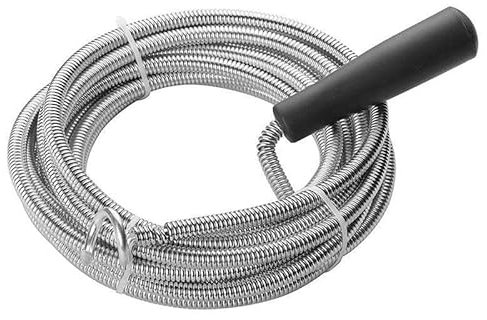 HYTAMA TOOLS - Sonda Sturatubi 10 Metri, 9 mm di Diametro, Sonda Stura Lavandini e Scarichi per Interventi Fai da Te, Coclea di Drenaggio, Molla Idraulica per Pulizia Tubi Senza Prodotti Chimici