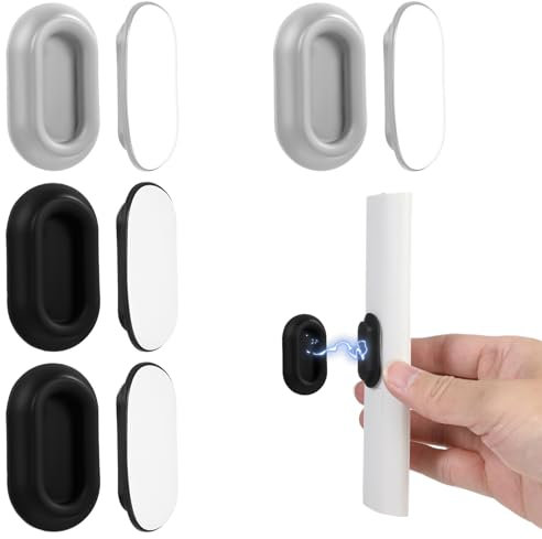 JIYIN 4 Magnetische Fernbedienungshalter, Wandhalterung Fernbedienung Fernbedienung Halterung Wand Fernbedienungs Organizer Aufbewahrung für TV/Klimaanlagen/Ventilator Fernbedienung