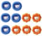 atnayo 10Pcs Pet Hair Remover Washing Machine, Cat Dog Hair Catcher, Reusable Lint Balls