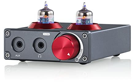 Mini Vacuum Tube Phono Preamplifier, Enhances Audio Quality for Turntables, PCs, MP3 Players, TVs, and Headphones