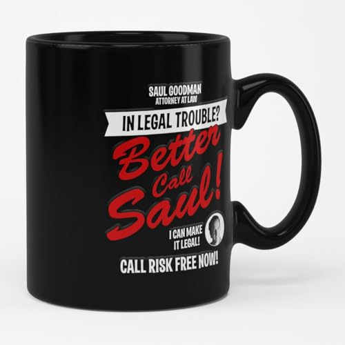 Breaking Bad Offizielles Lizenzprodukt In Legal Trouble Kaffeebecher (Schwarz)