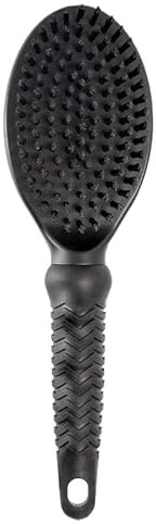 SOTNOS SINGLE SIDED BRISTLE BRUSH – Gentle Grooming Tool for Dogs & Cats – Detangles, Smooths & Reduces Shedding – Soft Bristles for Sensitive Skin – Black – Available in Small & Large Sizes_Large