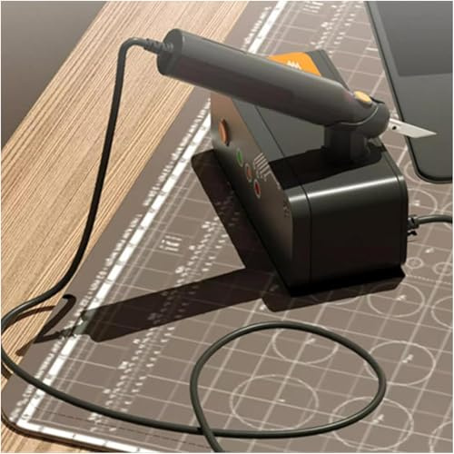 Wsexyy Coltello da Taglio a Ultrasuoni da 30 W, Taglierino a Ultrasuoni Portatile, Taglio con Vibrazione a 31 KHz con 25 Lame di Ricambio (8 Tipi Diversi), Adatto per Plastica, Acrilici