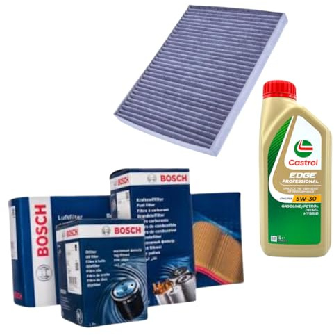 KIT TAGLIANDO + 5LT OLIO 5W30 COMPATIBILE CON NISSAN QASHQAI I 1.5 dCI 81KW 110CV