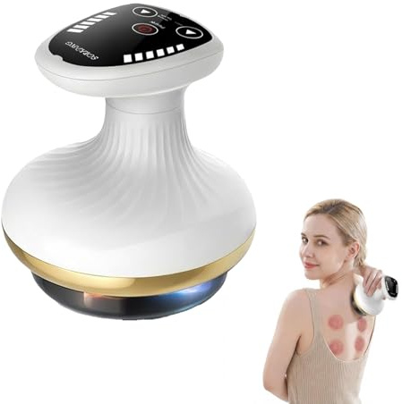 Vacuvia Massage 4-in-1 Massagegerät gegen Cellulite - Für straffere Haut, bessere Durchblutung & Tiefenmassage mit Wärme