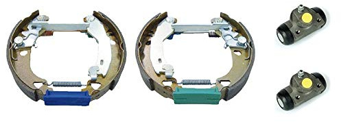 BREMBO Bremsbackensatz K23028 | Kompatibel mit: FIAT PUNTO, PUNTO Cabriolet, PUNTO Van, LANCIA Y