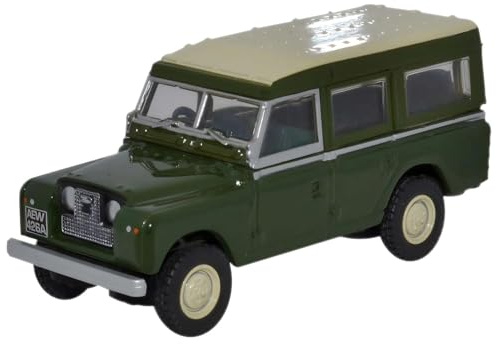 Oxford Diecast 1:76 Bronze Green Land Rover Series II Station Wagon Collectable model 76LAN2002