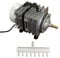 Pond Air Pump Koi Fish Pond Hydroponic Piston Compressor Fish Tank Aquarium 20-90l/m (60 Litres/Min)