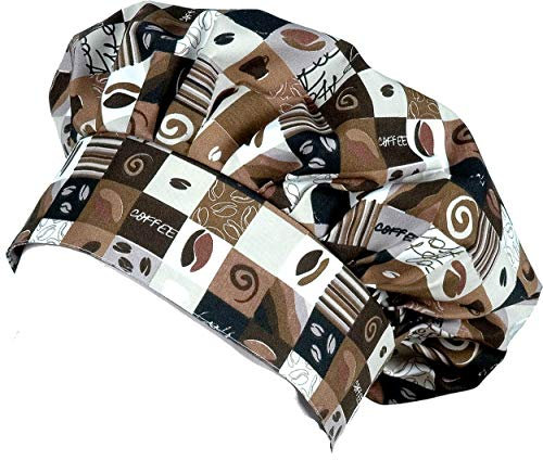 Work Team Gorro cocinero adaptable estampado rayas. Unisex ESTAMPADO UNICA