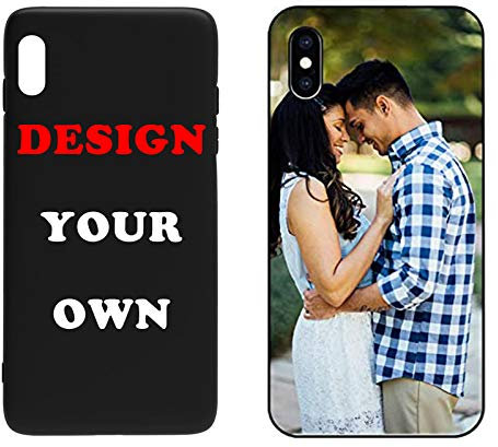 NaisPanda Personalisierte Handyhülle für iPhone XS MAX Handyhülle Benutzerdefiniert Hülle mit Eigenem Foto Bild Text Individuelle Schutzhülle Kundengerechte iPhone XS MAX Abdeckung (TPU)