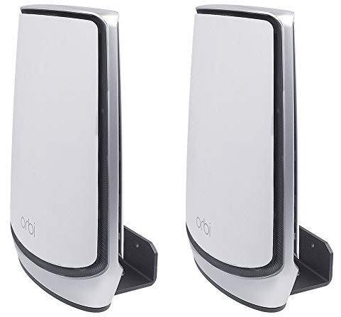 Koroao Metall-Wandhalterung für Orbi Whole Home Tri-Band Mesh WiFi 6 System/Orbi Ultra (RBK850) (RBK852) (RBK853)/(RBS750) (RBS751) (RBK752) (RBK753) (960/860 Series)/(AX4200) (AX5700) (AX6000)