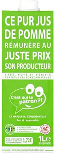 C'EST QUI LE PATRON Pur jus de pomme - La brique d'1l