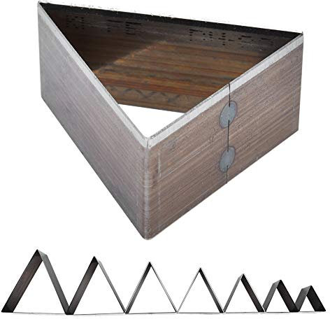 Ensemble d'outils de Poinçon Creux en Cuir, 7 pièces Trianglee trou ensemble de poinçon Punch Cutter outil de poinçonnage pour Artisanat Bricolage