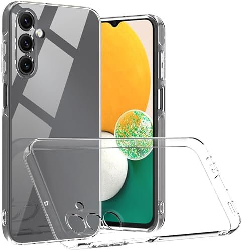 Captor Cover Trasparente per Samsung Galaxy A35 5G, Custodia TPU in Silicone Flessibile Morbida e Sottile, Alta Qualità con Bordo Rialzato per Schermo e Protezione Fotocamera (Trasparente)