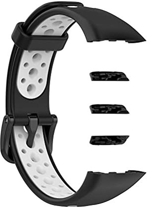 Bracelet Compatible pour Huawei Band 6 / Honor Band 6 Bracelet de Montre en TPU Bracelet de Remplacement Bracelet de Montre étanche Bracelet de Remplacement Bicolore