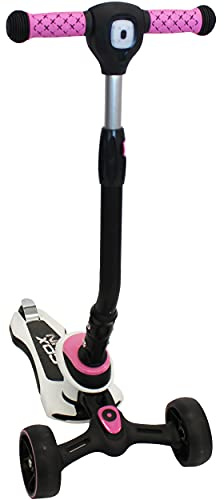 Cox Swain Kinder Roller Scooter FLEX3, Frontlicht, LED Leucht-Rollen, höhenverstellbar, faltbar, Kinder ab 3 Jahren, (Junge, Mädchen), Tretroller