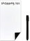 TMS Small Magnetic Whiteboard for Fridge with Ultra-Fine Dry Erase Marker | Shopping List, Memo Board or Planner for Notes or Reminders | Dry Wipe Mini White Board or Kitchen to Do List [21 x 10cm]