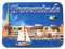 Travemünde Relief 3D Optik unebener Magnet Germany Souvenir 9 cm