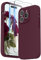 SURPHY Cover per iPhone 14 Pro Max 6,7 Pollici, con Vetro Temperato, Custodia in Silicone Antiurto per iPhone 14 Pro Max con Protezione per Ogni Lente Full Body Protettiva Case (Prugna)