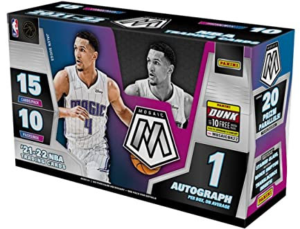 2021/22 Panini Mosaic Basketball NBA Hobby Box
