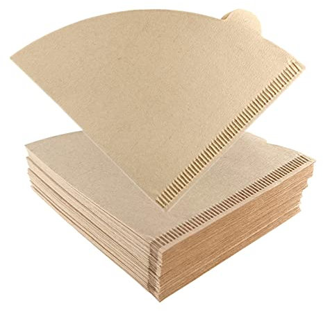 ZHIYE 200PCS Coffee Filter, Disposable Unbleached Cone Filter Papers Size 01 for Coffee Dripper & Pour Over Coffee Maker, 1-2 Cups