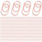 200 StÜck Büroklammern Motiv Herz Büroklammern Metall Büroklammern Herz Rosegold Büroklammern Liebe Kleine Büroklammern FÜr Hochzeit BÜroschule Und Organisation PersÖnlicher Dokumente